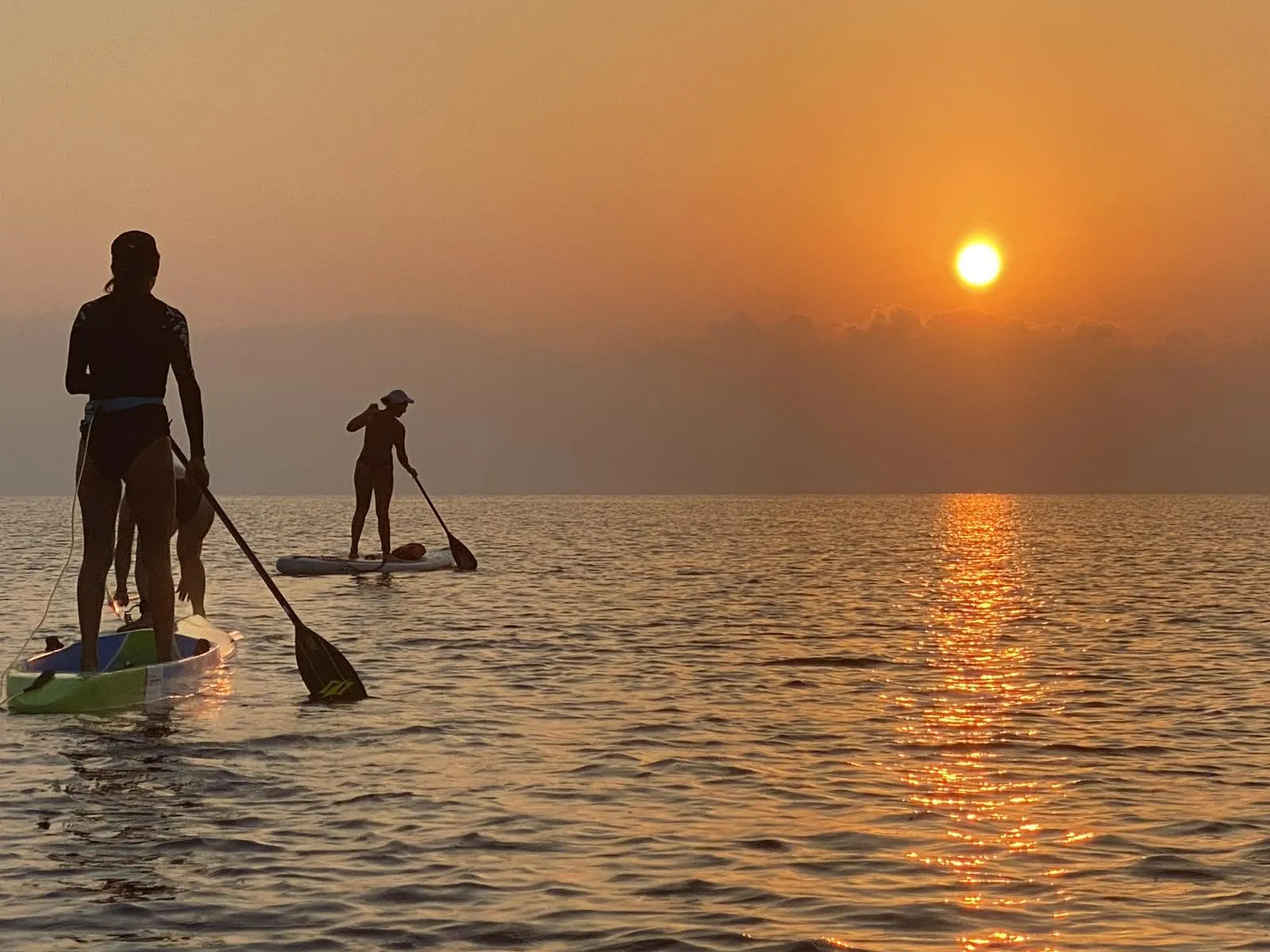 Beach Paddling View with turquoise waters in Cyprus