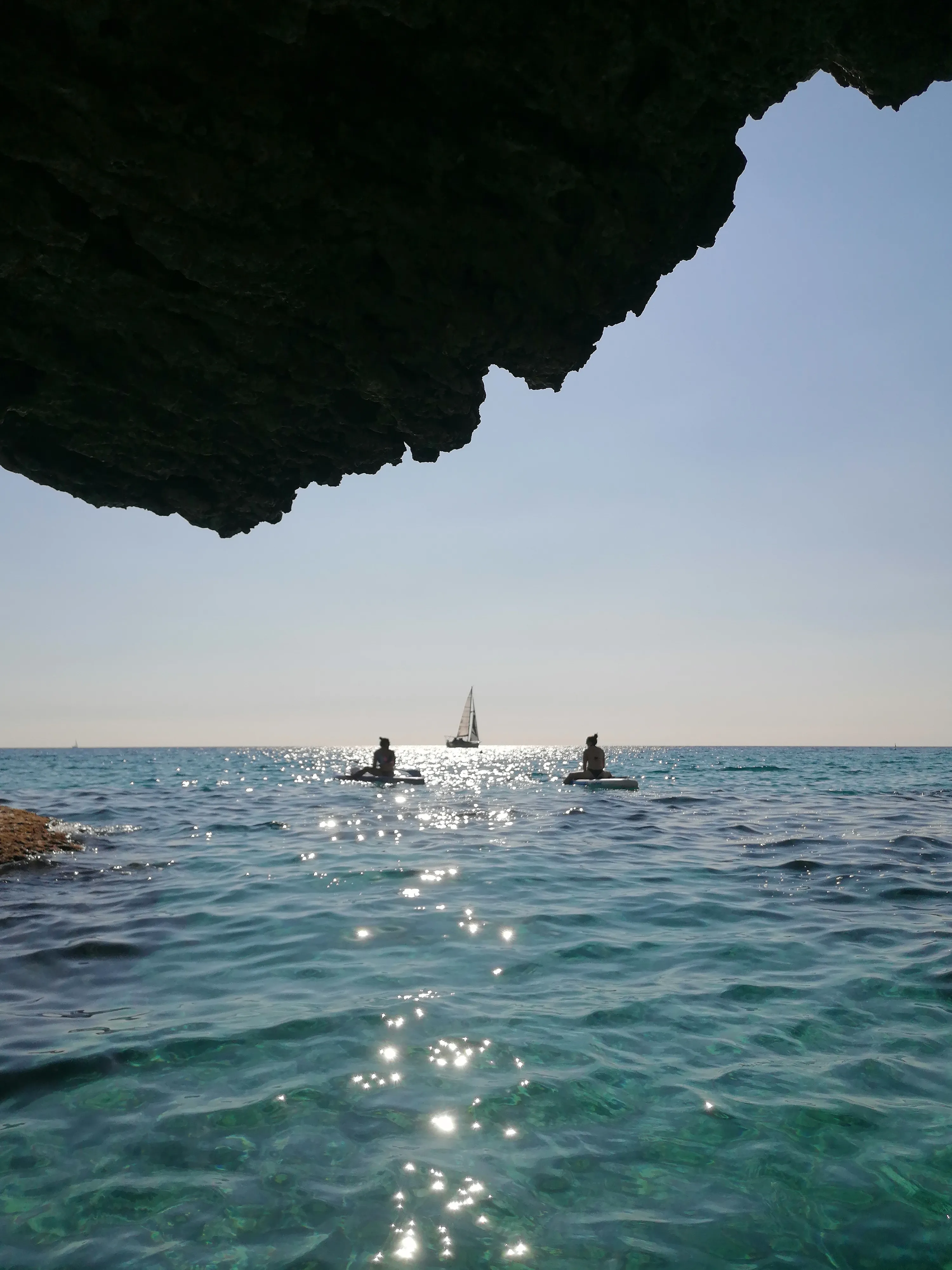 Blue Waters View during stand-up paddle board tour in Ayia Napa